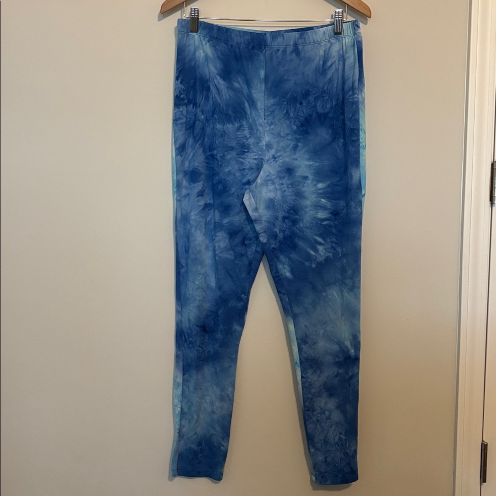 Fashion nova tie dye leggings Sz XL EUC